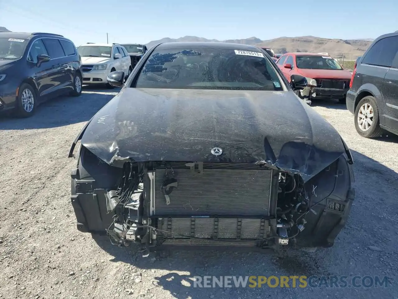 5 Photograph of a damaged car W1KZF5KB9NB029435 MERCEDES-BENZ E-CLASS 2022