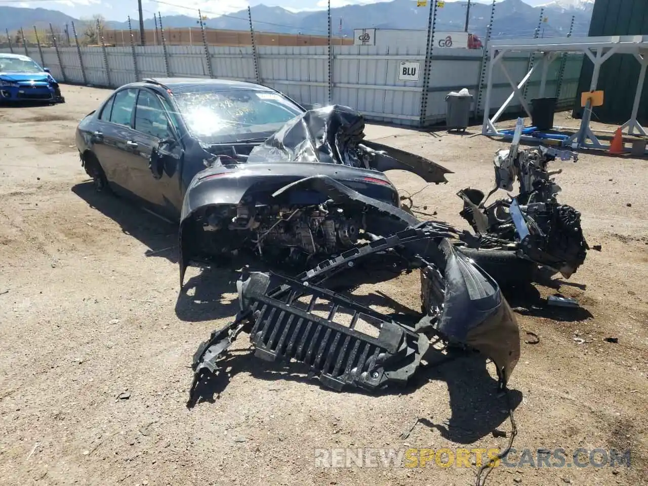 1 Photograph of a damaged car W1KZF6BB2NB028973 MERCEDES-BENZ E-CLASS 2022