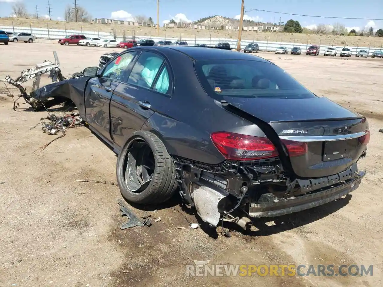 3 Photograph of a damaged car W1KZF6BB2NB028973 MERCEDES-BENZ E-CLASS 2022