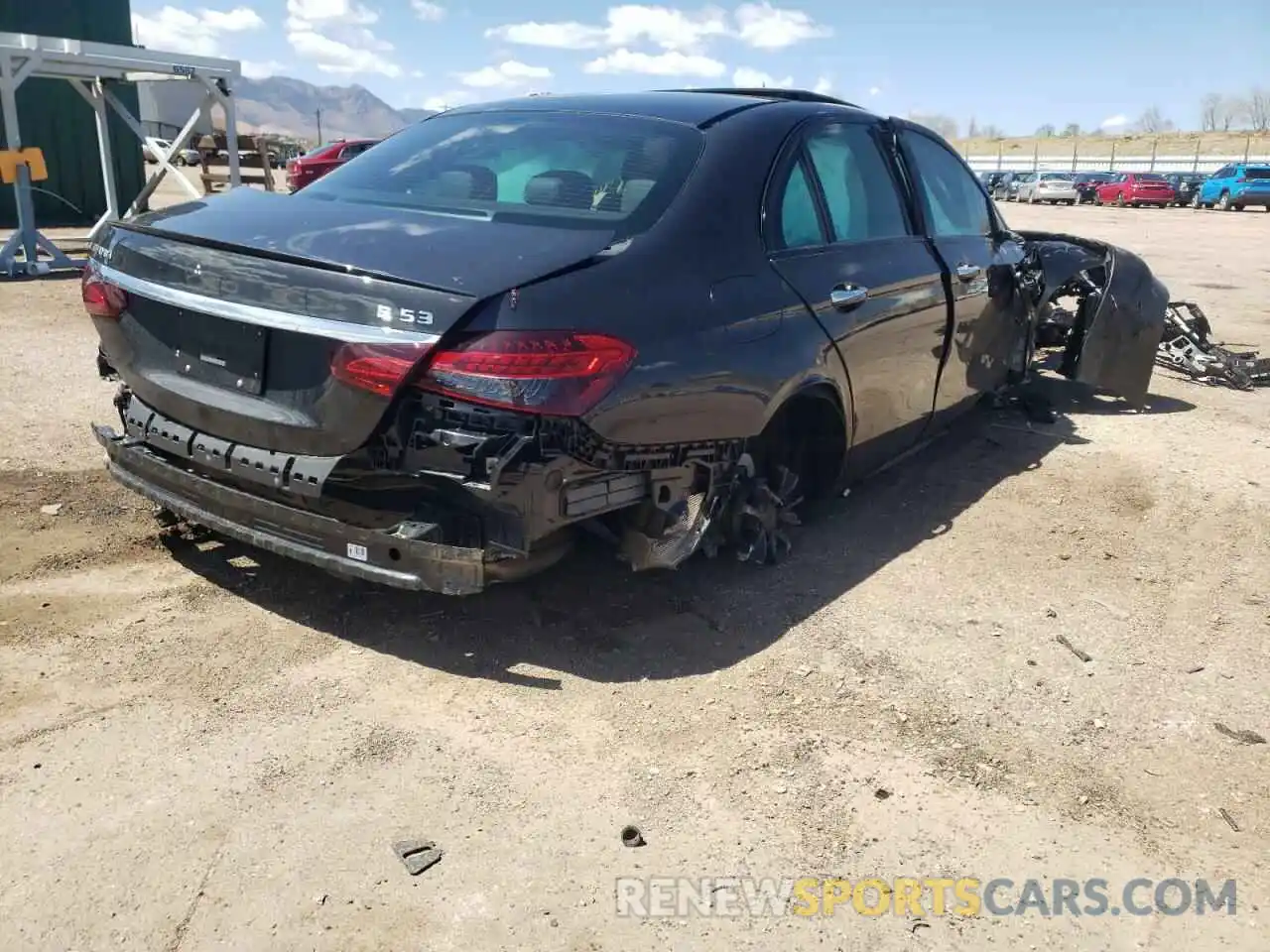 4 Photograph of a damaged car W1KZF6BB2NB028973 MERCEDES-BENZ E-CLASS 2022