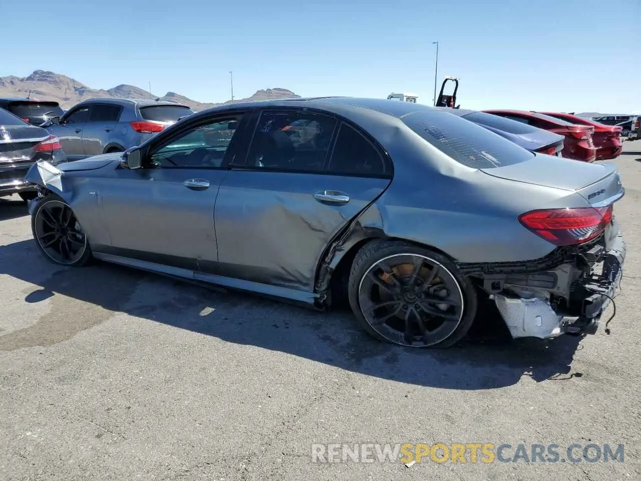 2 Photograph of a damaged car W1KZF6BB3NB056135 MERCEDES-BENZ E-CLASS 2022