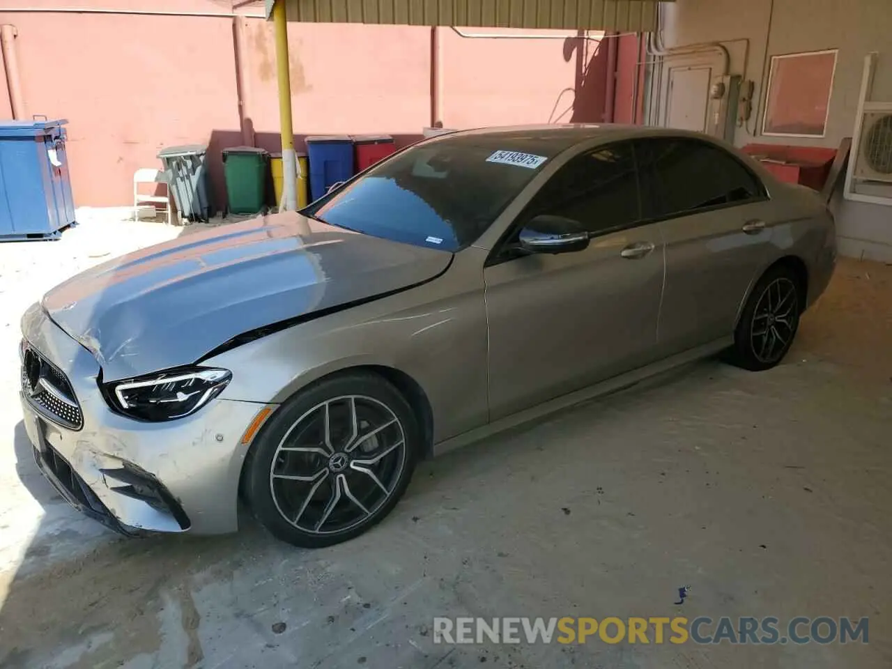 1 Photograph of a damaged car W1KZF8DB2NB083111 MERCEDES-BENZ E-CLASS 2022