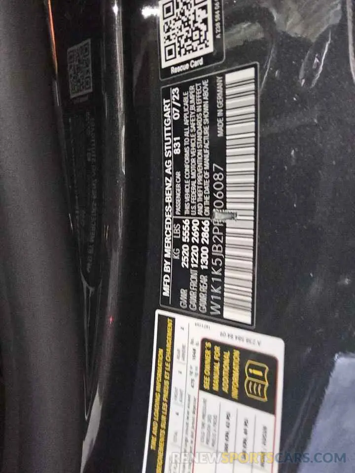 12 Photograph of a damaged car W1K1K5JB2PF206087 MERCEDES-BENZ E-CLASS 2023