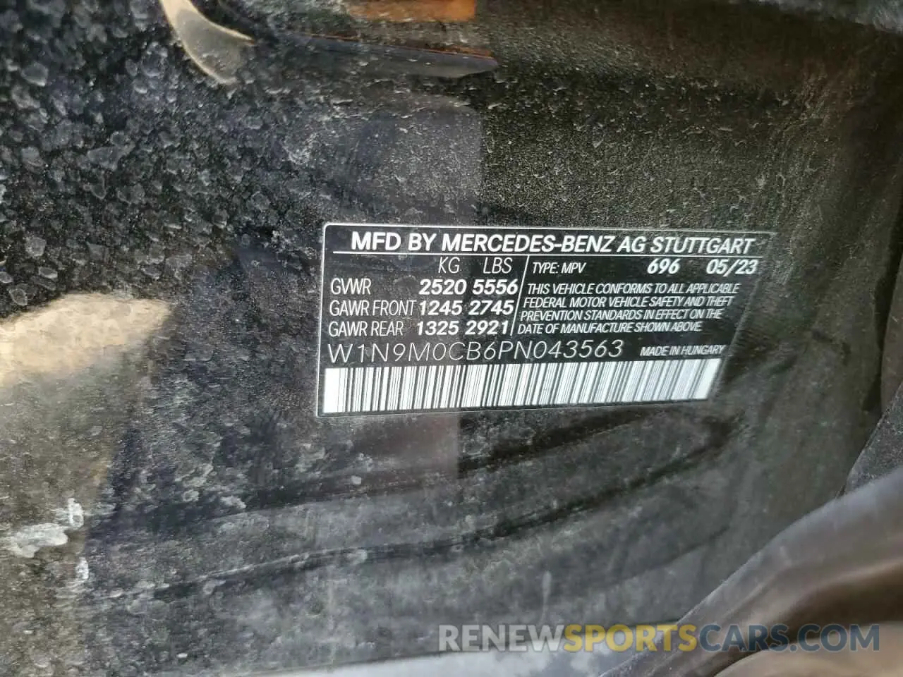 13 Photograph of a damaged car W1N9M0CB6PN043563 MERCEDES-BENZ EQB 250+ 2023
