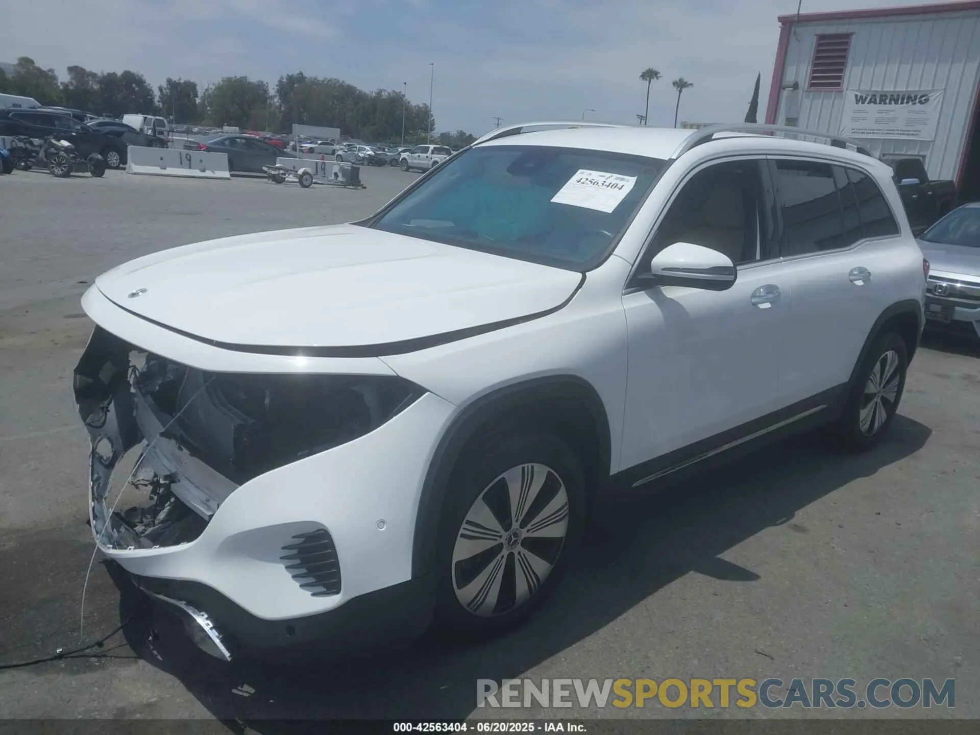 2 Photograph of a damaged car W1N9M0CB7PN034158 MERCEDES-BENZ EQB 250 SUV 2023