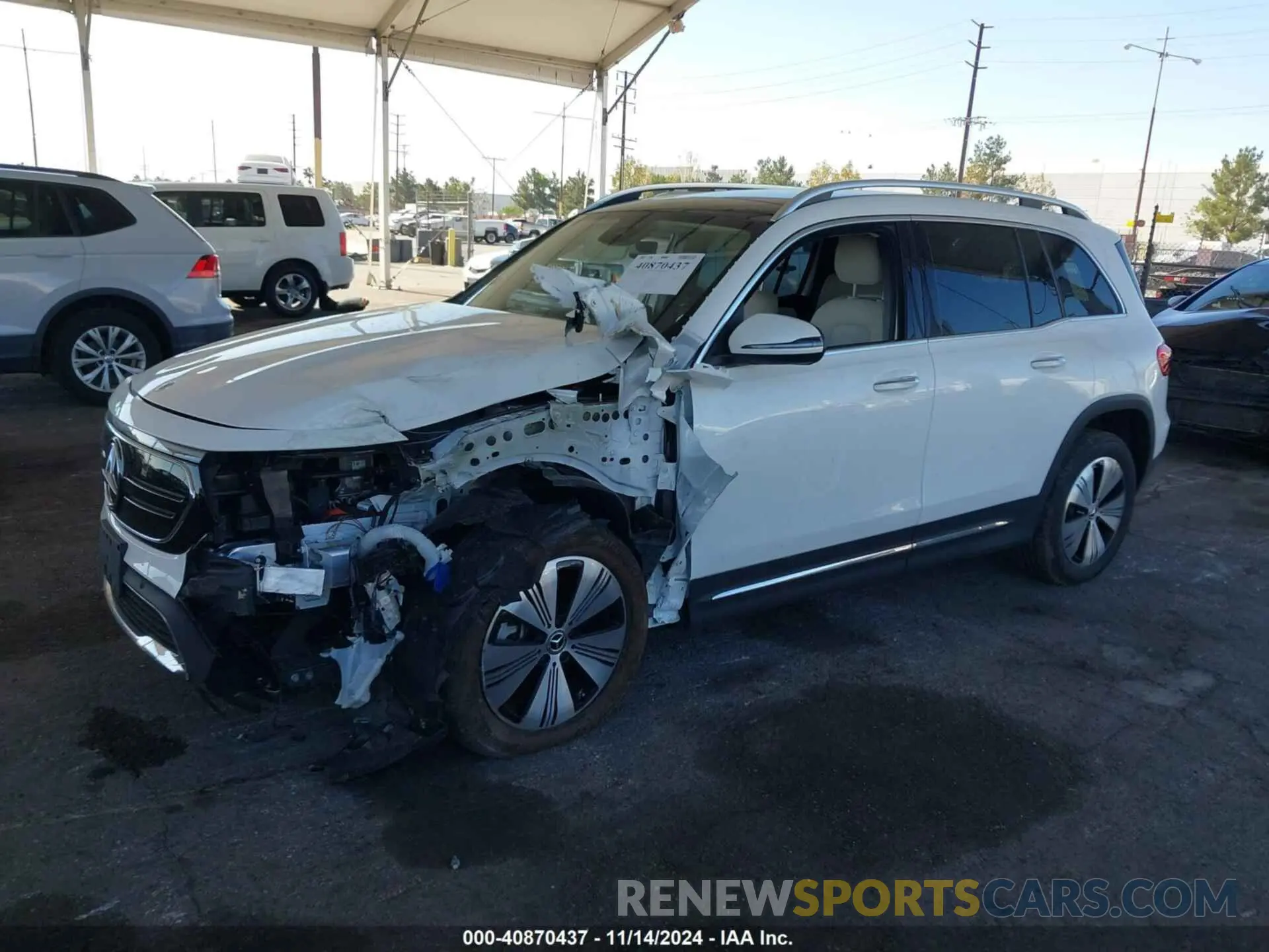 2 Photograph of a damaged car W1N9M0KB6PN056489 MERCEDES-BENZ EQB 300 SUV 2023