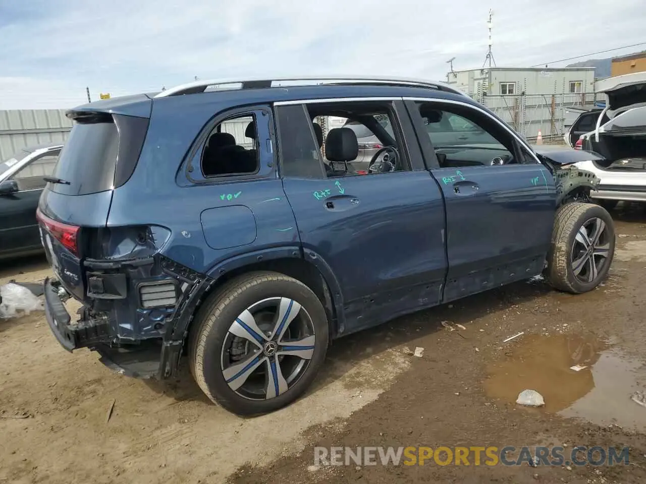 3 Photograph of a damaged car W1N9M1DB3PN032492 MERCEDES-BENZ EQB 350 4M 2023