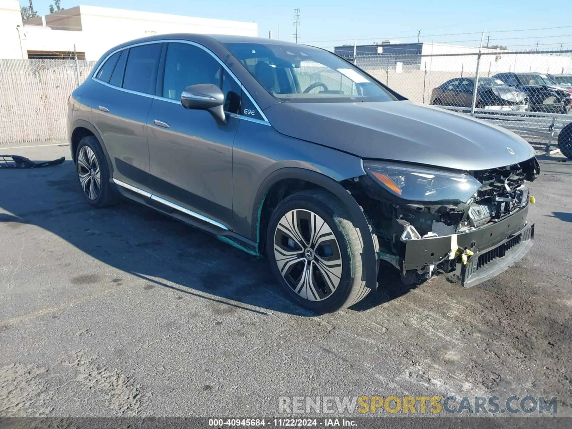 1 Photograph of a damaged car 4JGGM1CB5PA020332 MERCEDES-BENZ EQE 350 SUV 2023