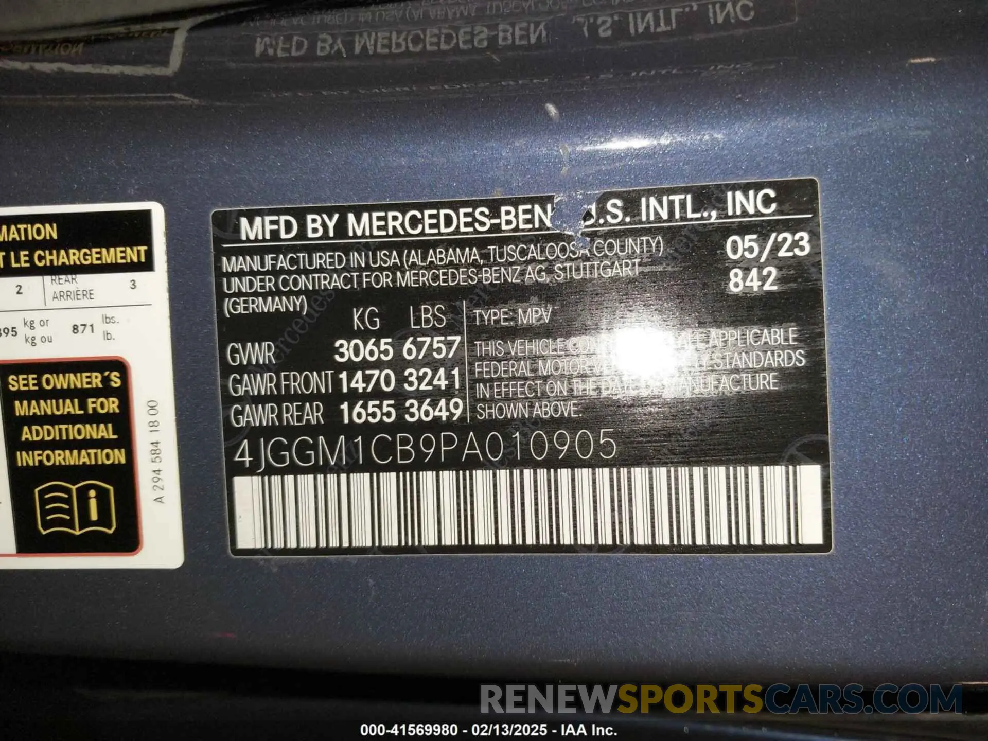 9 Photograph of a damaged car 4JGGM1CB9PA010905 MERCEDES-BENZ EQE 350 SUV 2023