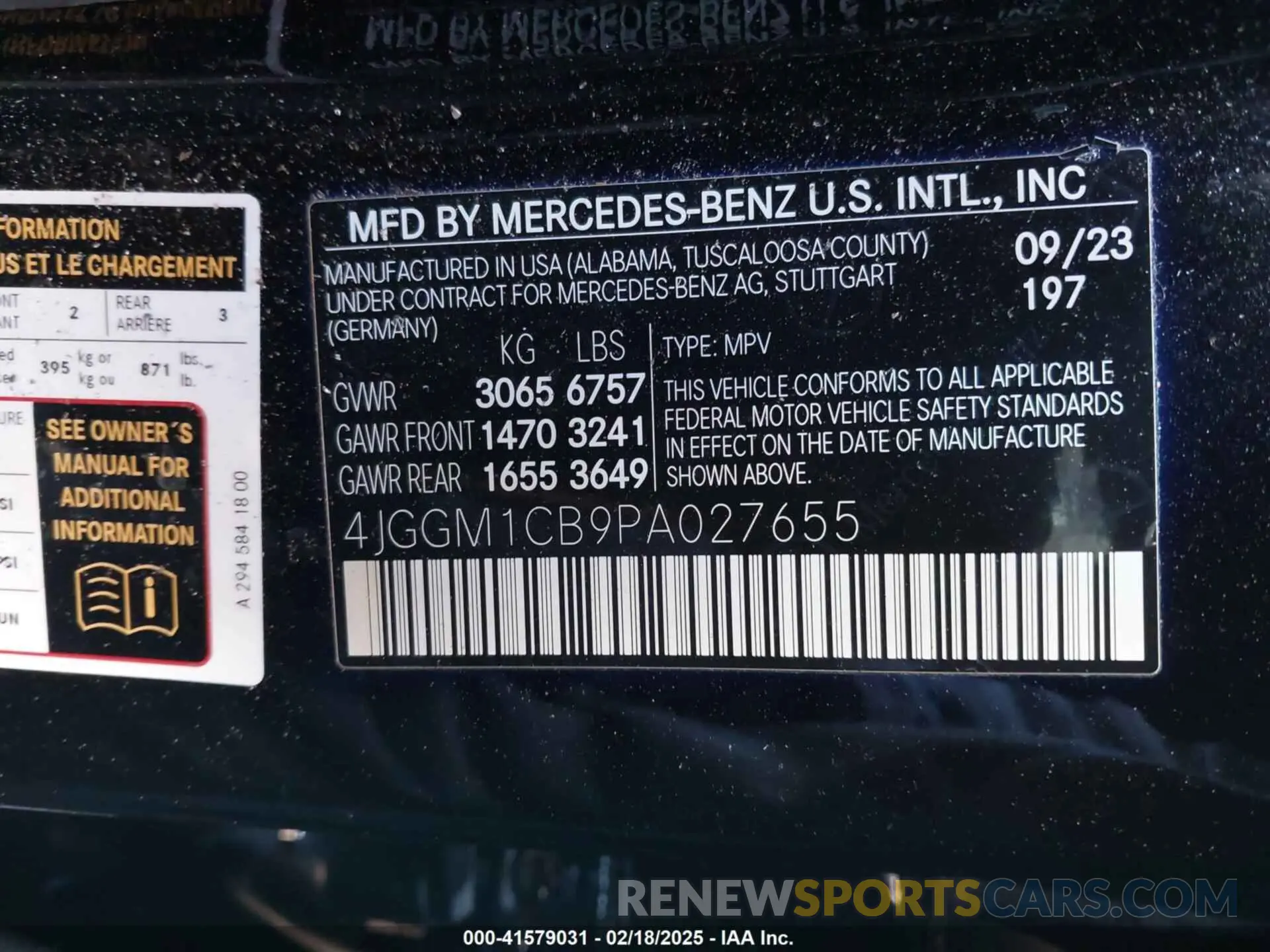 9 Photograph of a damaged car 4JGGM1CB9PA027655 MERCEDES-BENZ EQE 350 SUV 2023