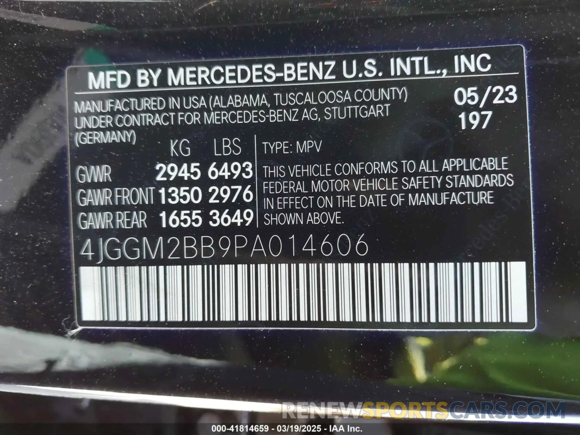 9 Photograph of a damaged car 4JGGM2BB9PA014606 MERCEDES-BENZ EQE 350+ SUV 2023