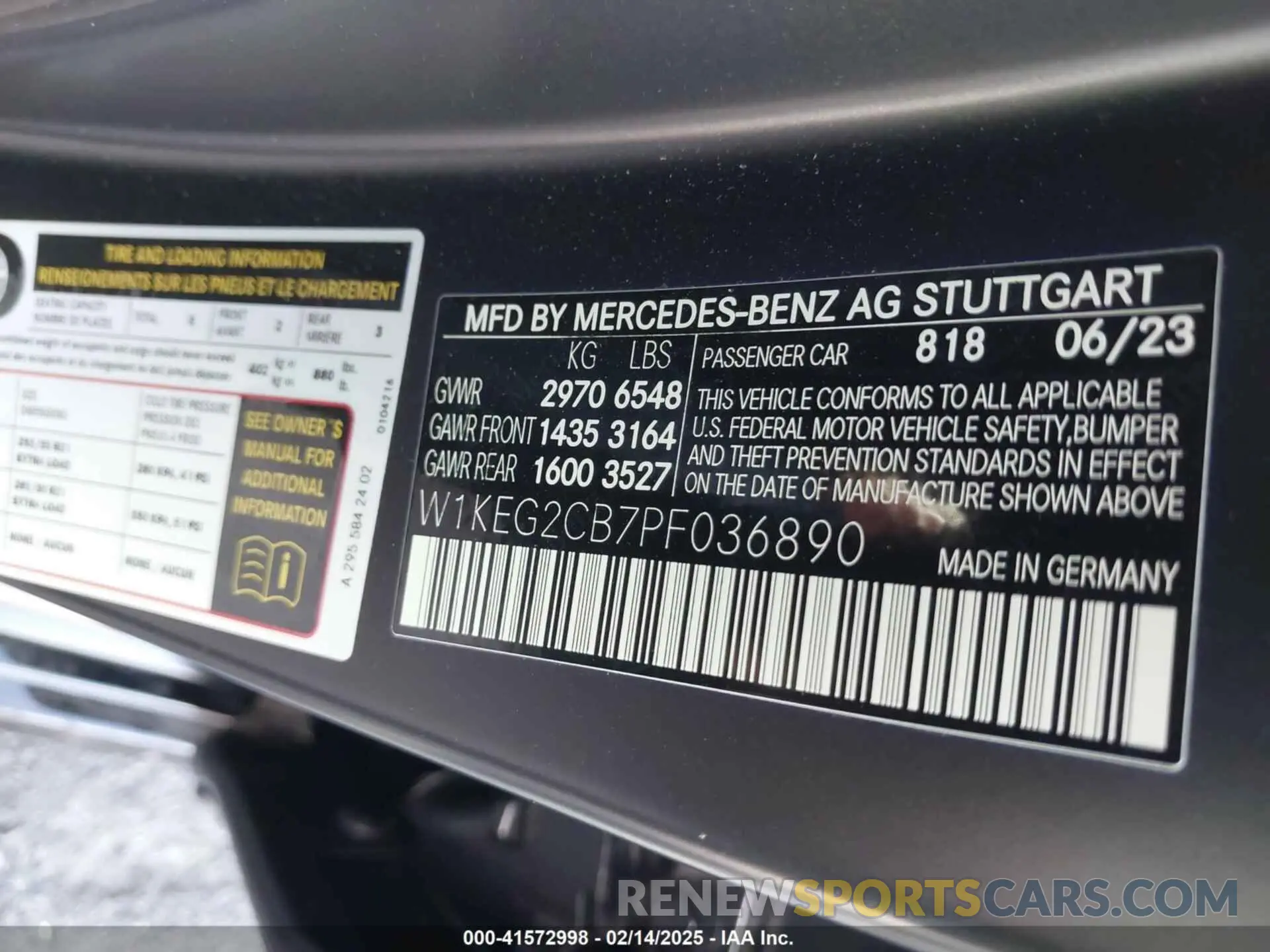 9 Photograph of a damaged car W1KEG2CB7PF036890 MERCEDES-BENZ EQE 500 2023
