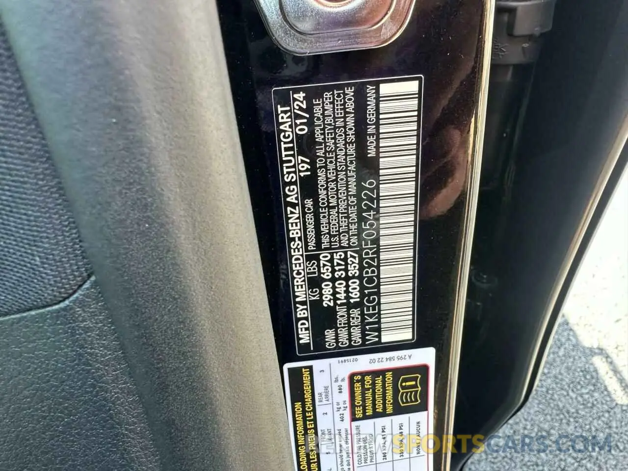 10 Photograph of a damaged car W1KEG1CB2RF054226 MERCEDES-BENZ EQE SEDAN 2024