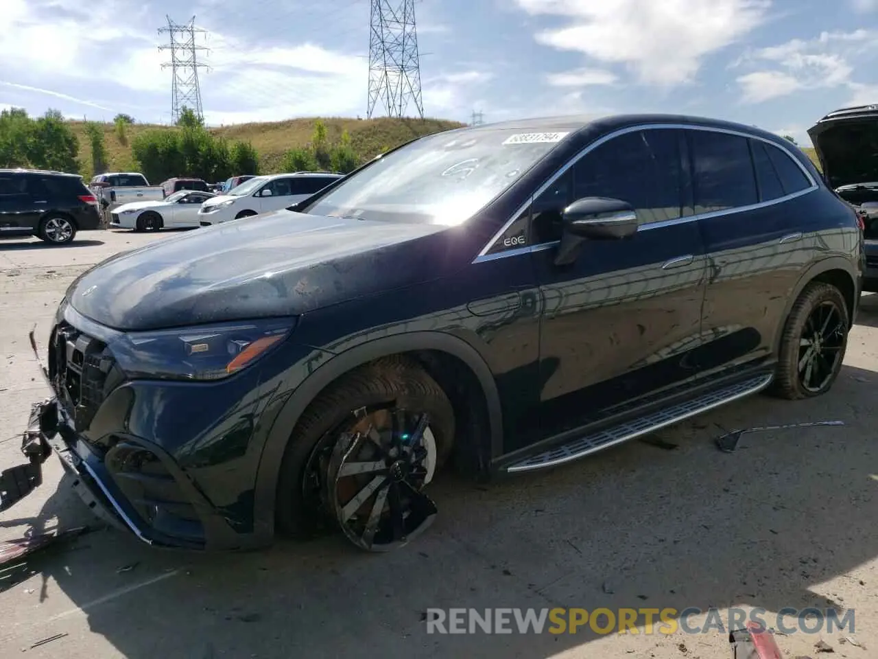 1 Photograph of a damaged car 4JGGM1CB5PA024753 MERCEDES-BENZ EQE SUV 35 2023