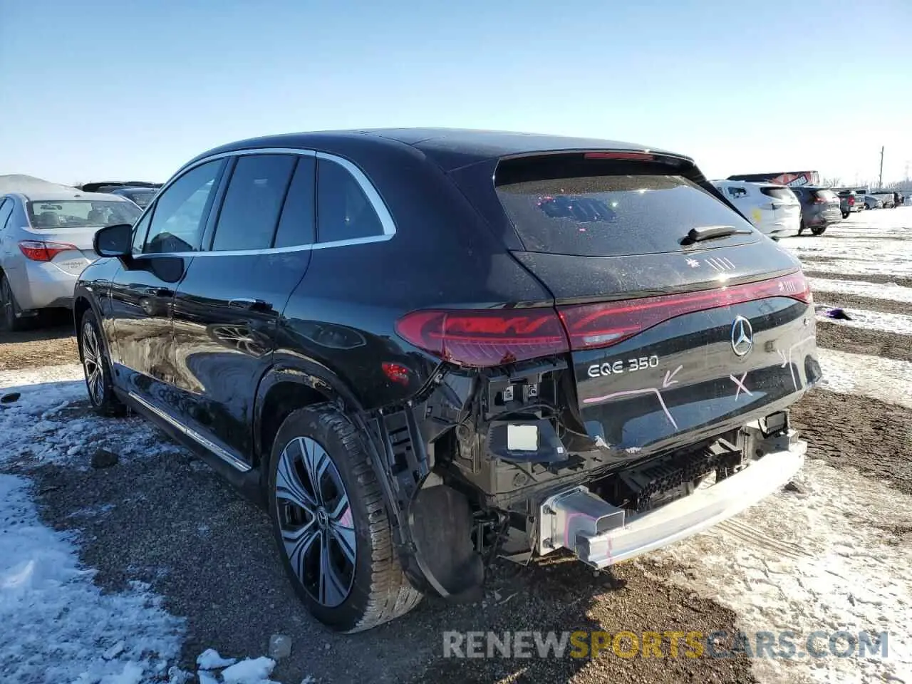 2 Photograph of a damaged car 4JGGM1CB6PA027676 MERCEDES-BENZ EQE SUV 35 2023