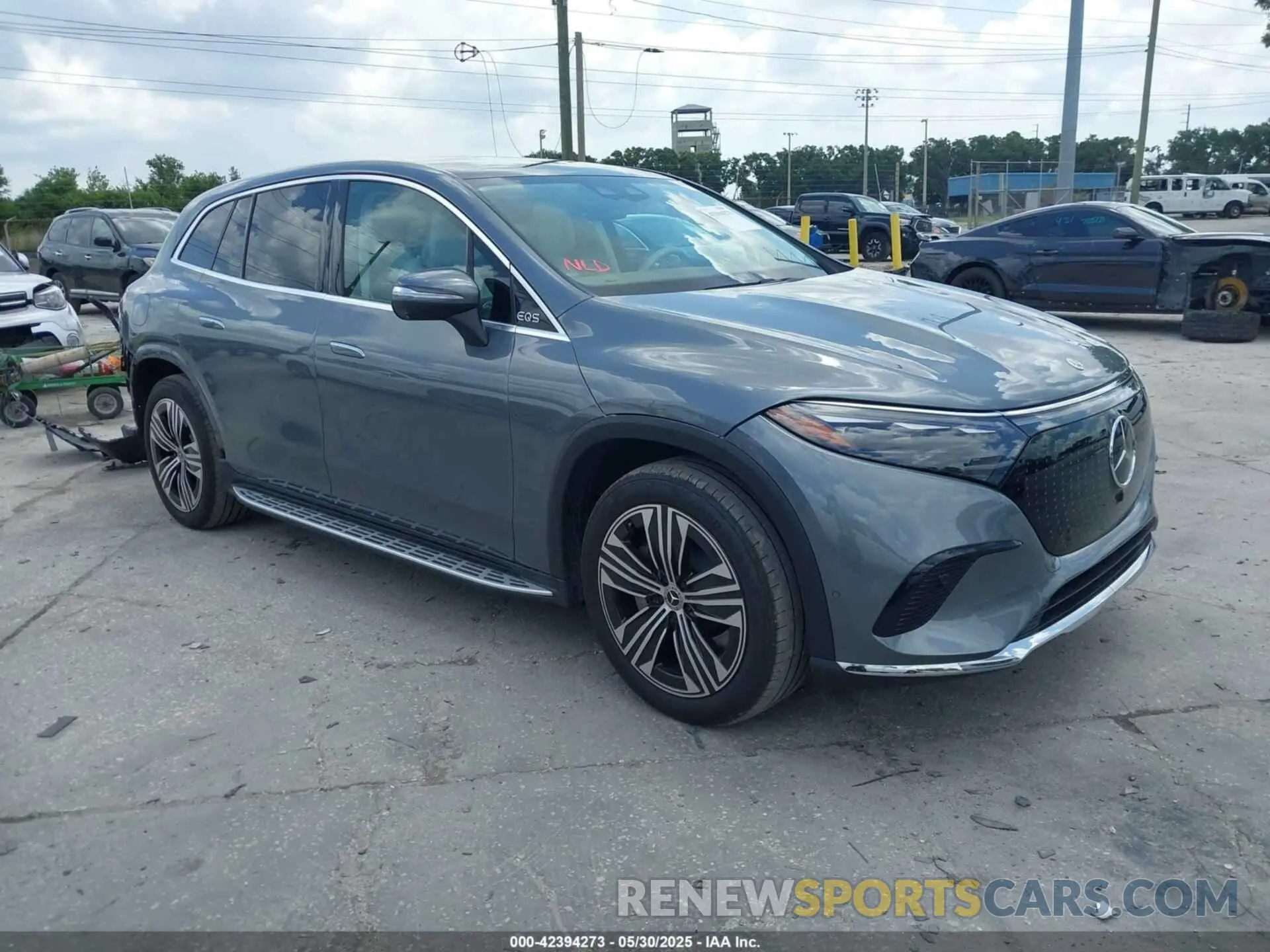 1 Photograph of a damaged car 4JGDM2DB6PA017723 MERCEDES-BENZ EQS 450+ SUV 2023