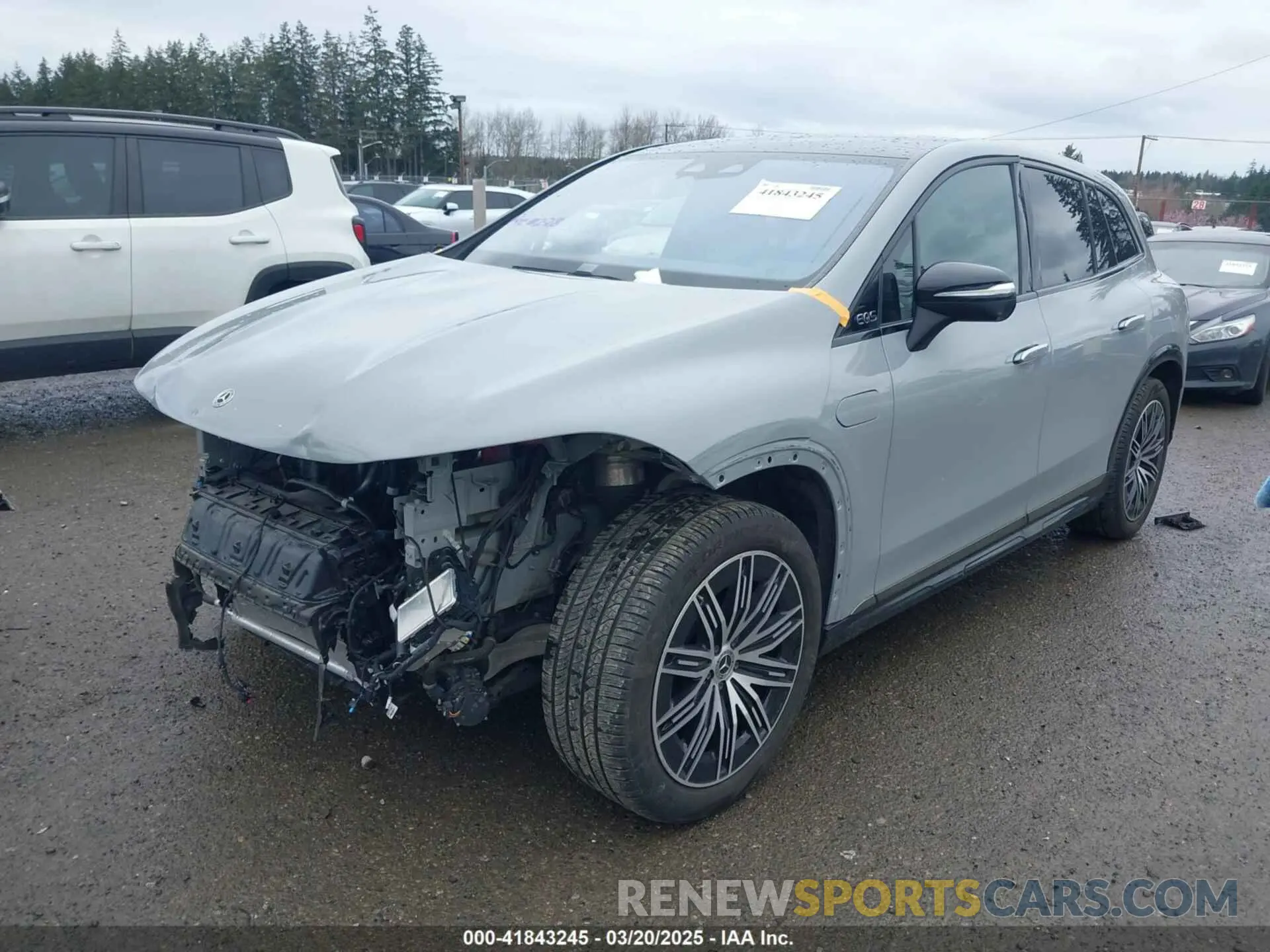 2 Photograph of a damaged car 4JGDM2EB4PA014432 MERCEDES-BENZ EQS 450 SUV 2023