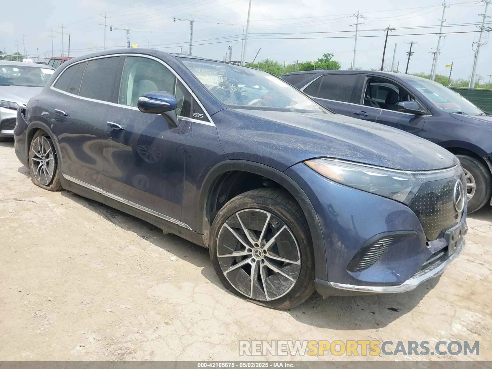 1 Photograph of a damaged car 4JGDM2EB4PA014978 MERCEDES-BENZ EQS 450 SUV 2023