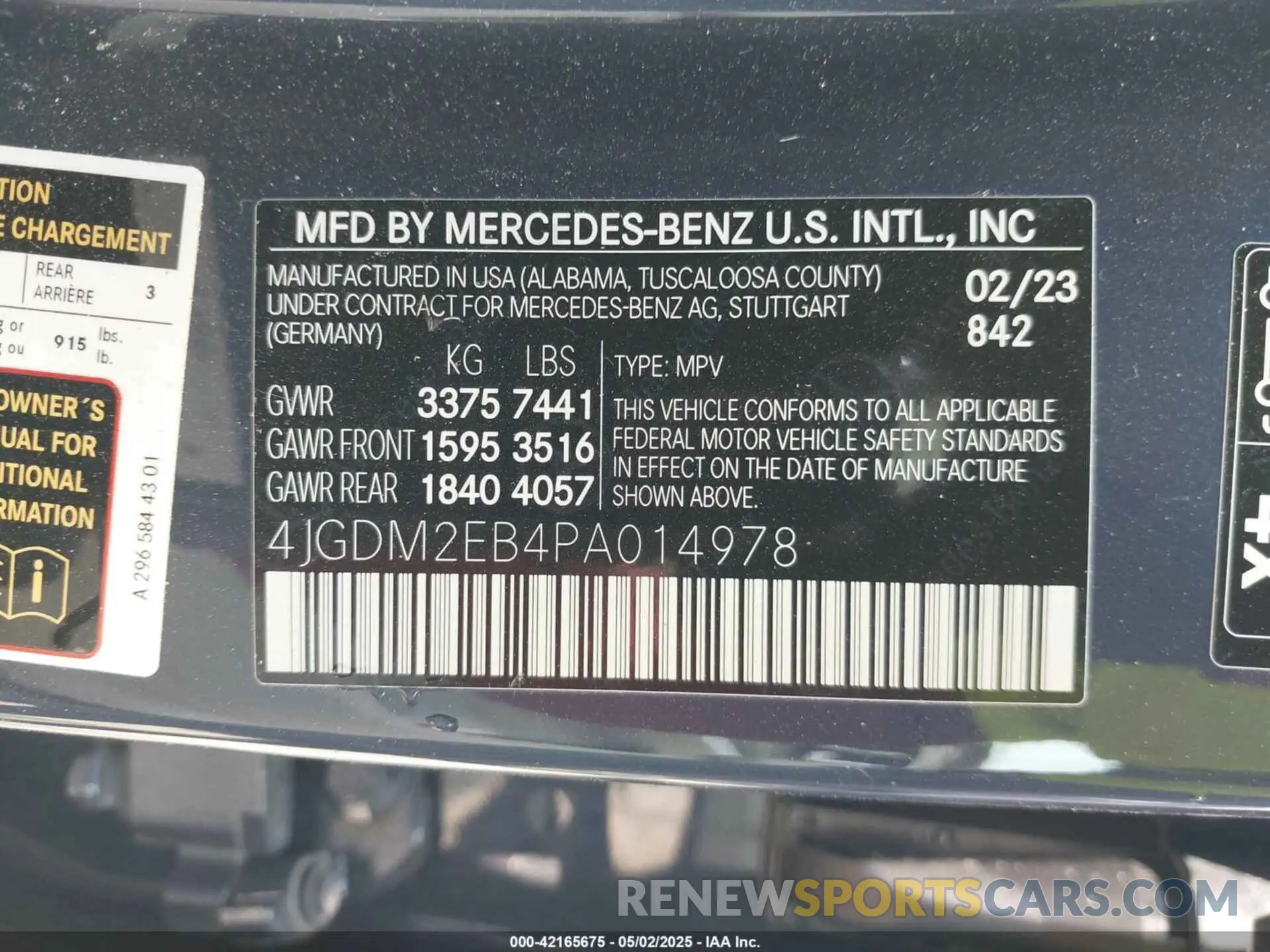 9 Photograph of a damaged car 4JGDM2EB4PA014978 MERCEDES-BENZ EQS 450 SUV 2023