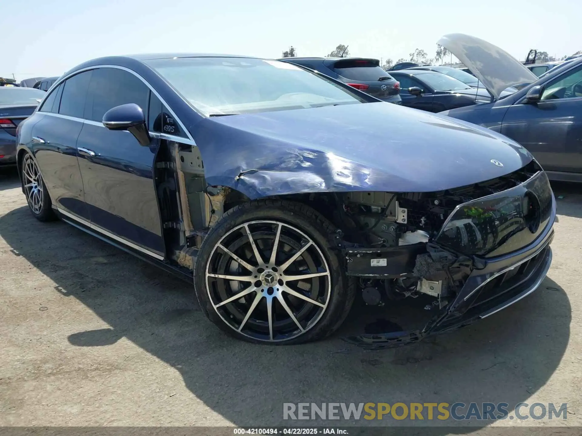 1 Photograph of a damaged car W1KCG4EB7PA035493 MERCEDES-BENZ EQS 580 2023