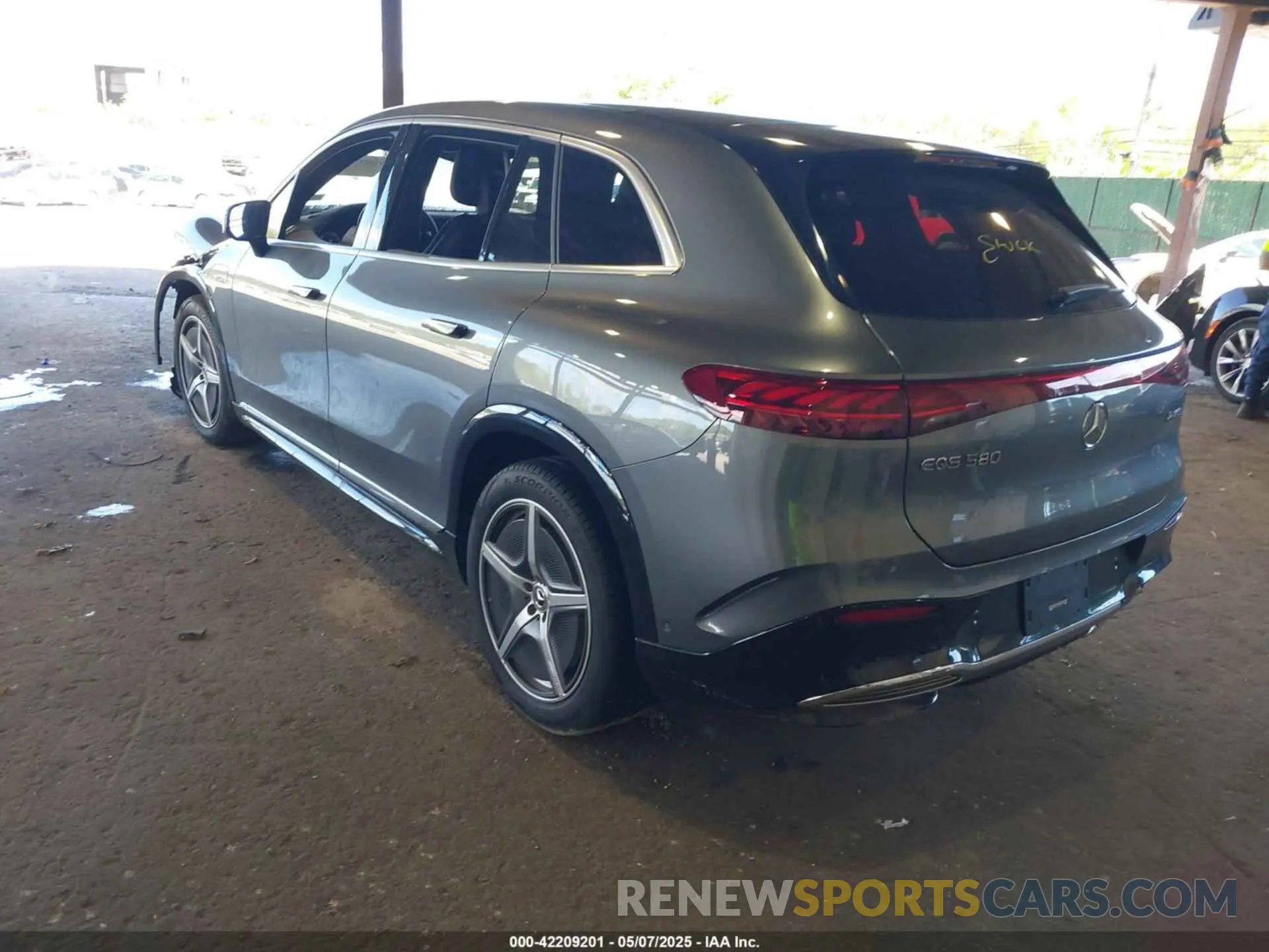 3 Photograph of a damaged car 4JGDM4EB3PA012585 MERCEDES-BENZ EQS 580 SUV 2023