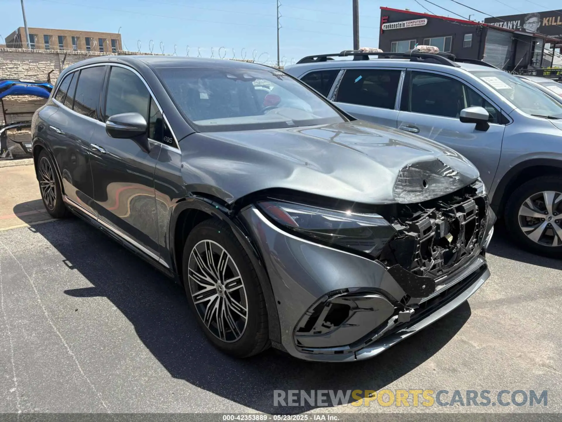 1 Photograph of a damaged car 4JGDM4EB3PA021318 MERCEDES-BENZ EQS 580 SUV 2023