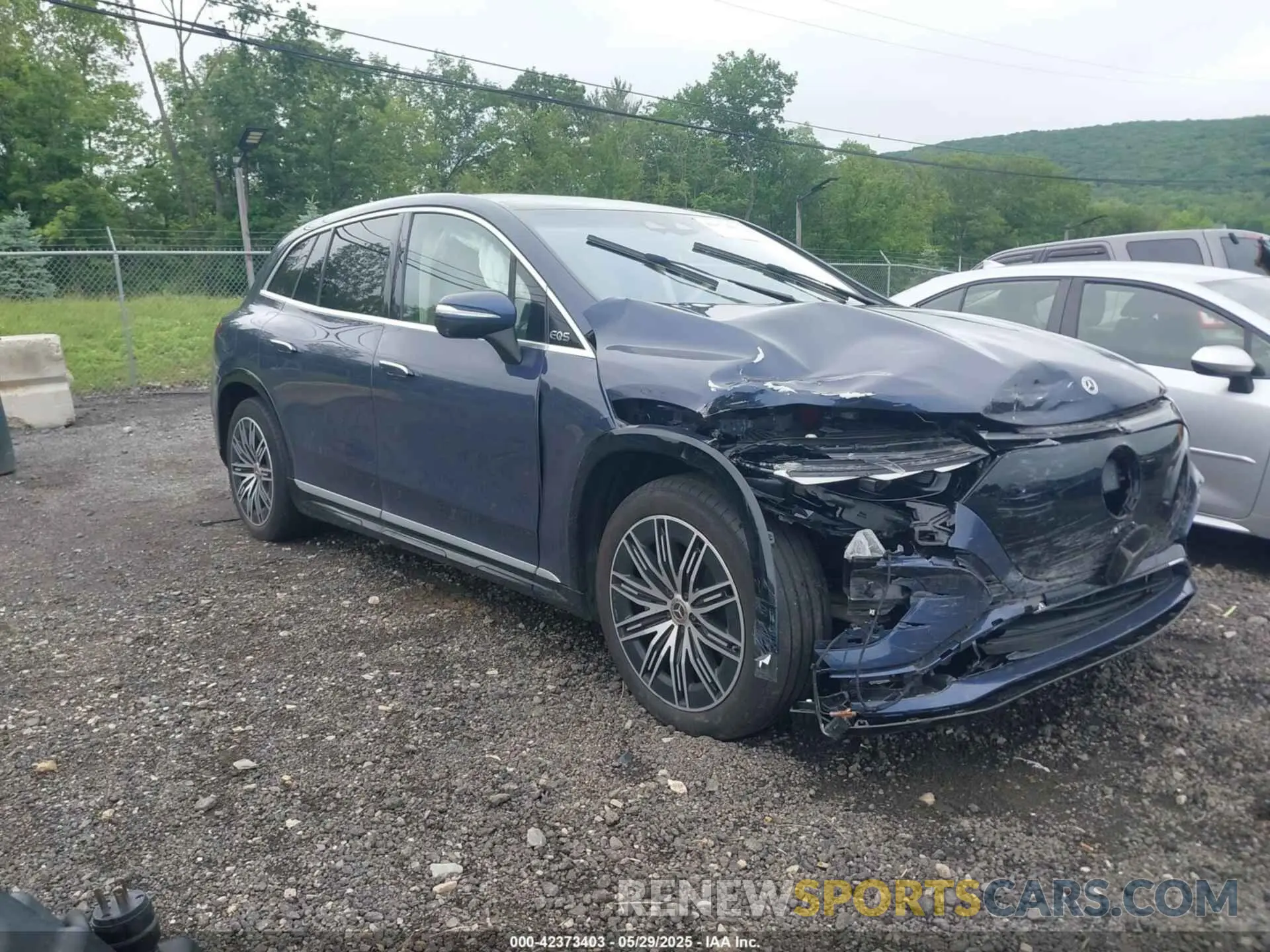 1 Photograph of a damaged car 4JGDM4EB6PA019188 MERCEDES-BENZ EQS 580 SUV 2023