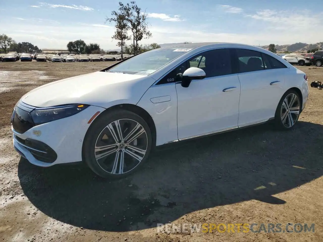 1 Photograph of a damaged car W1KCG2DB4NA004270 MERCEDES-BENZ EQS SEDAN 2022