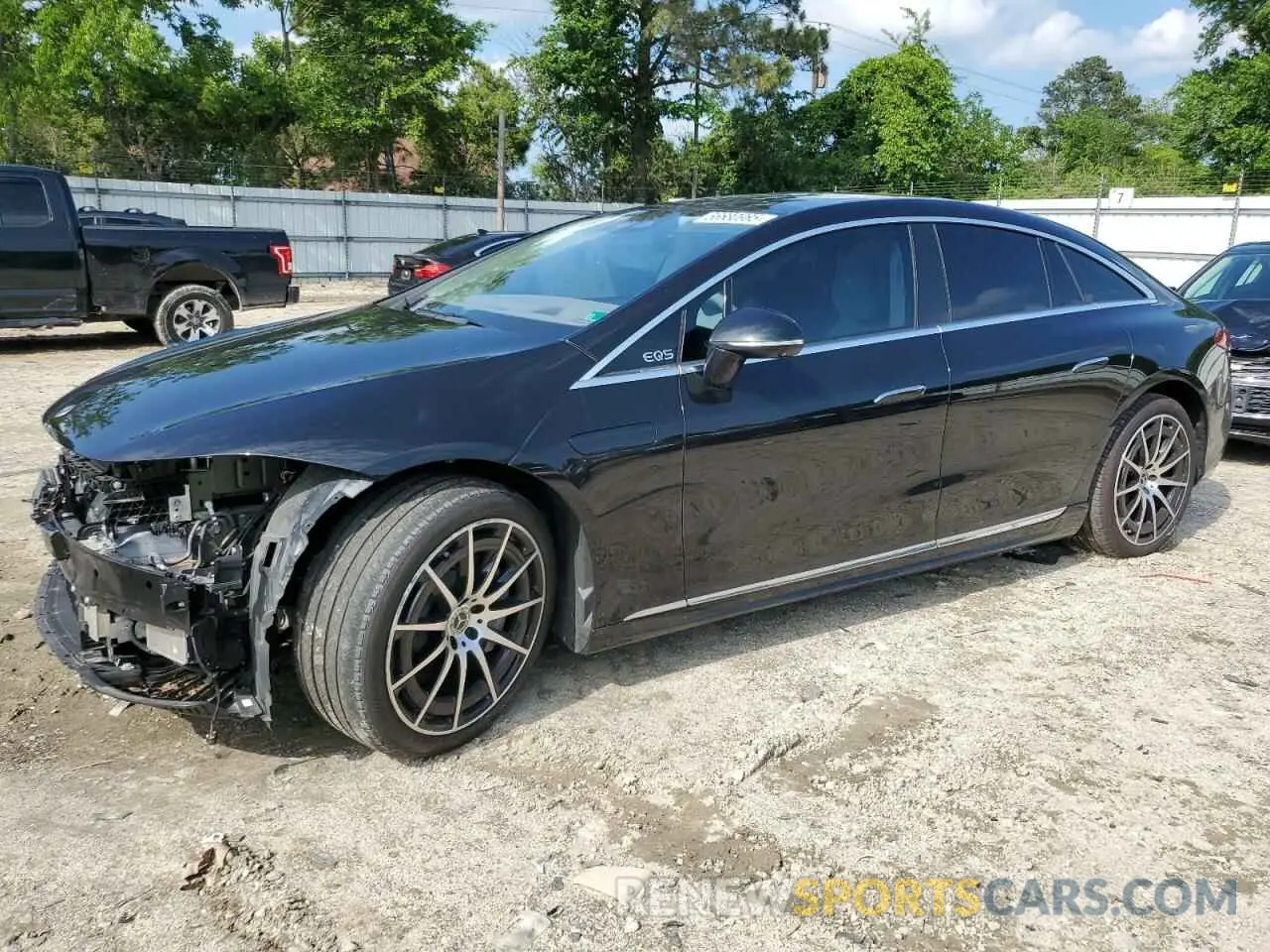 1 Photograph of a damaged car W1KCG2DB5NA017920 MERCEDES-BENZ EQS SEDAN 2022