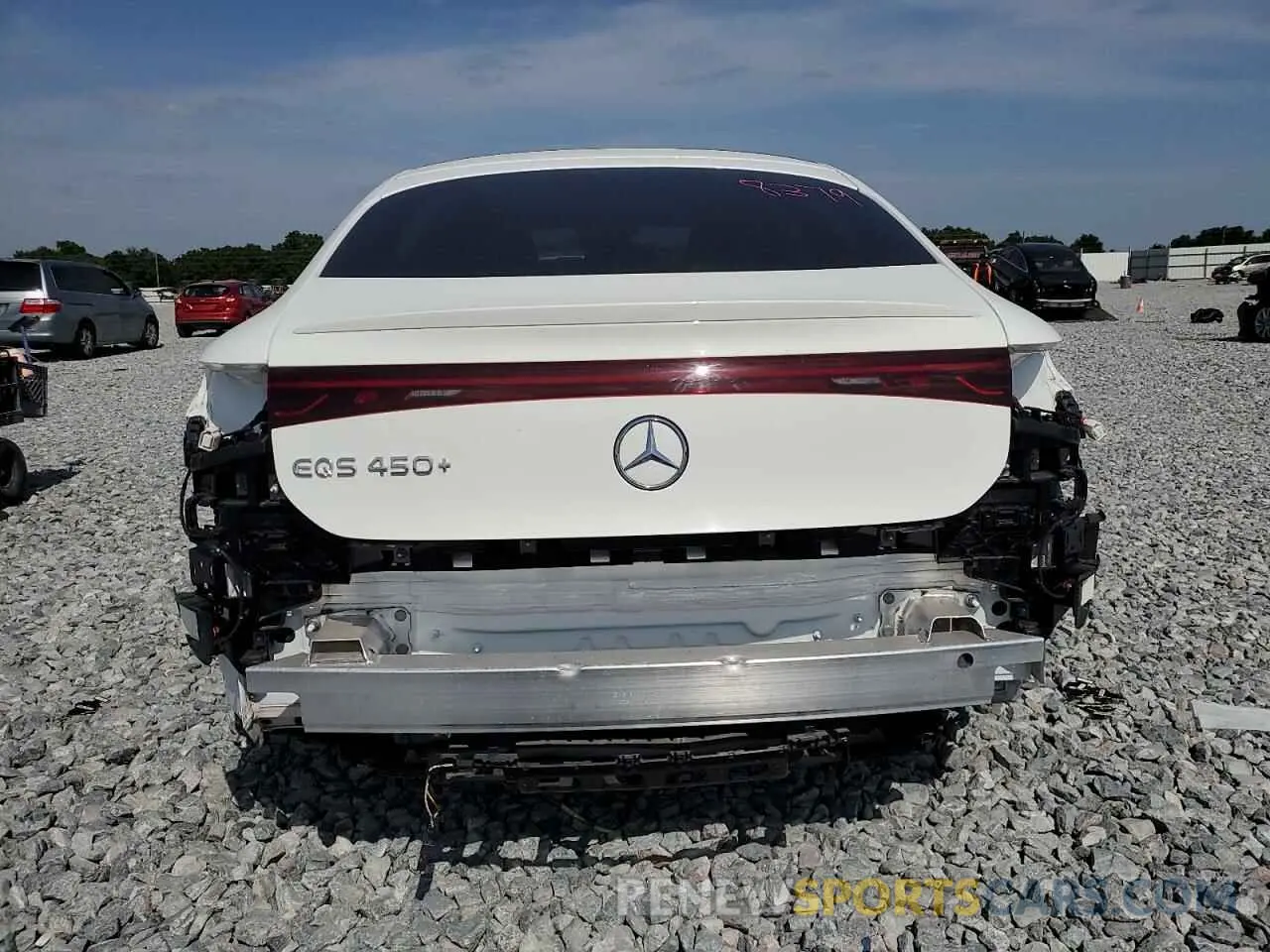 6 Photograph of a damaged car W1KCG2DB9NA005009 MERCEDES-BENZ EQS SEDAN 2022