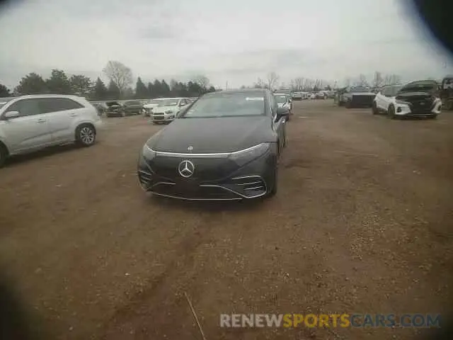 13 Photograph of a damaged car W1KCG4EB4NA020916 MERCEDES-BENZ EQS SEDAN 2022