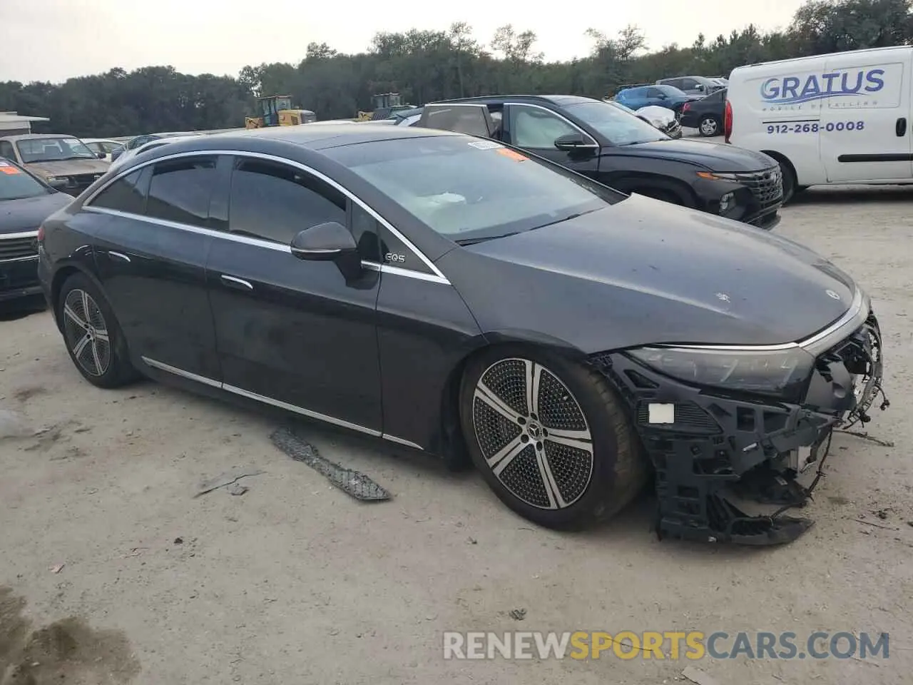 4 Photograph of a damaged car W1KCG2DB2PA033432 MERCEDES-BENZ EQS SEDAN 2023