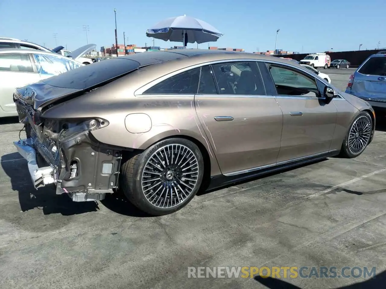 3 Photograph of a damaged car W1KCG2DB8PA042748 MERCEDES-BENZ EQS SEDAN 2023