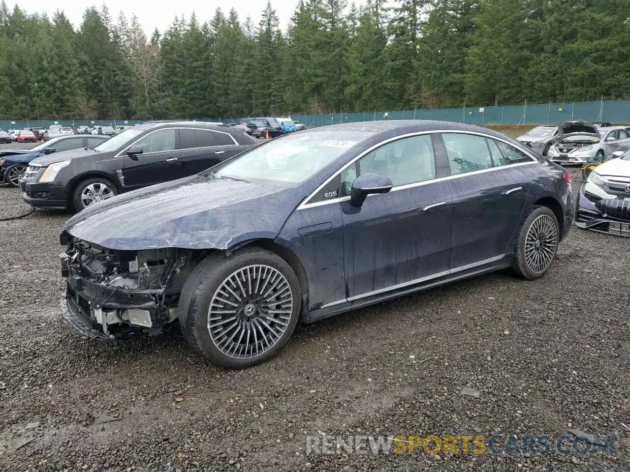 1 Photograph of a damaged car W1KCG2EB8PA041226 MERCEDES-BENZ EQS SEDAN 2023