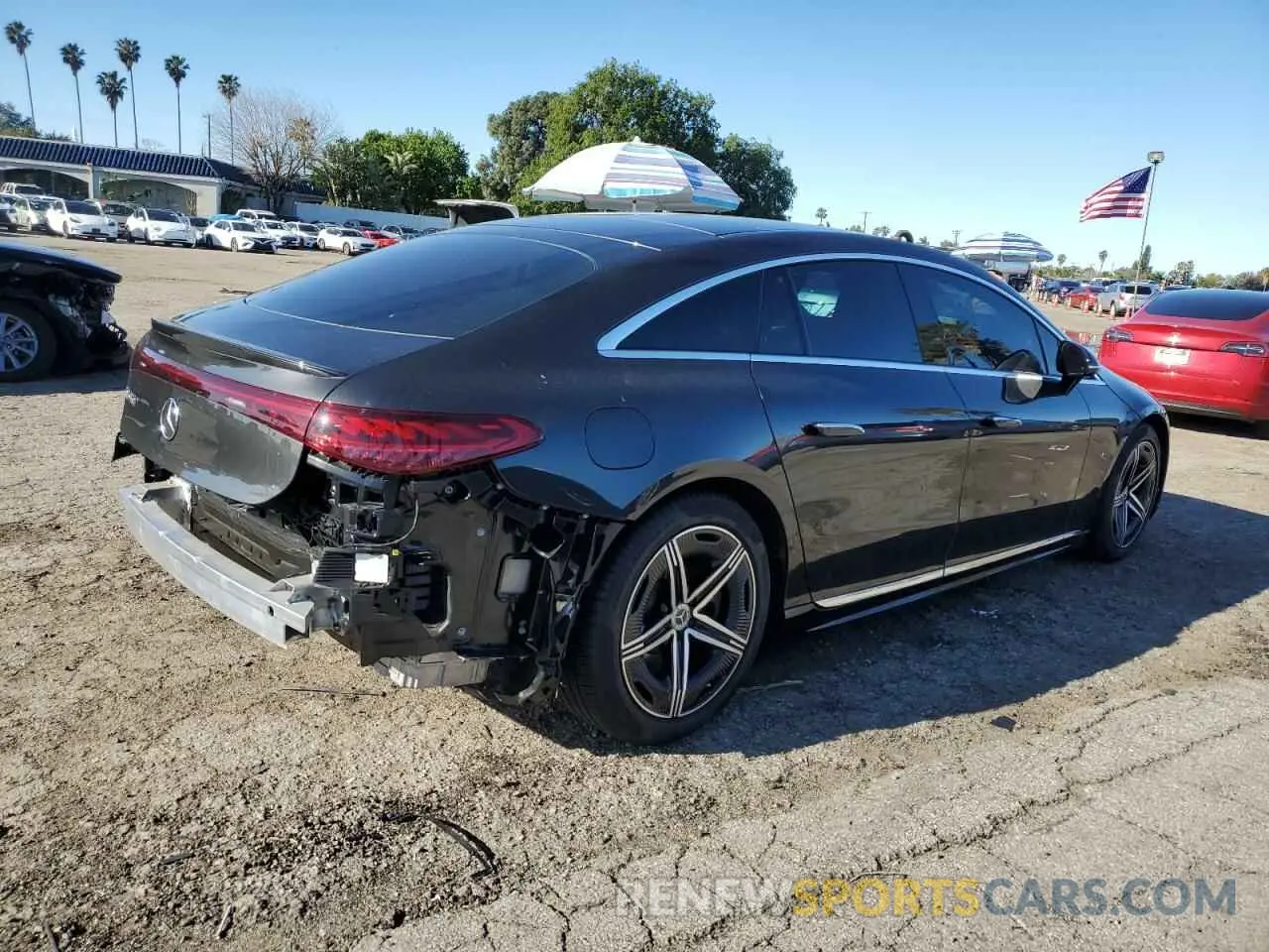 3 Photograph of a damaged car W1KCG2EBXPA040109 MERCEDES-BENZ EQS SEDAN 2023