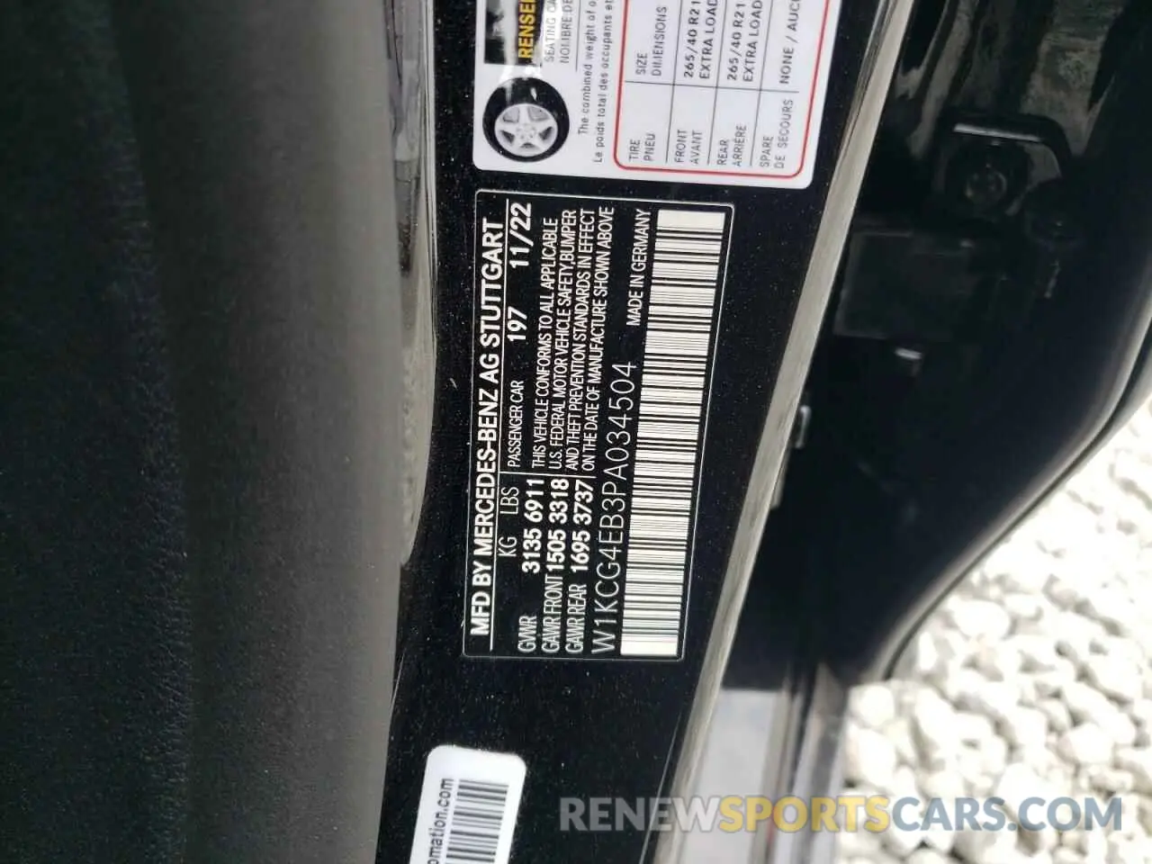 13 Photograph of a damaged car W1KCG4EB3PA034504 MERCEDES-BENZ EQS SEDAN 2023