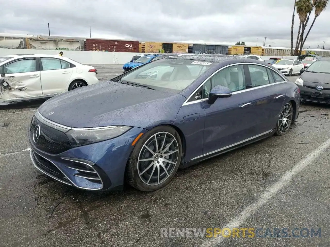 1 Photograph of a damaged car W1KCG4EB4PA036052 MERCEDES-BENZ EQS SEDAN 2023