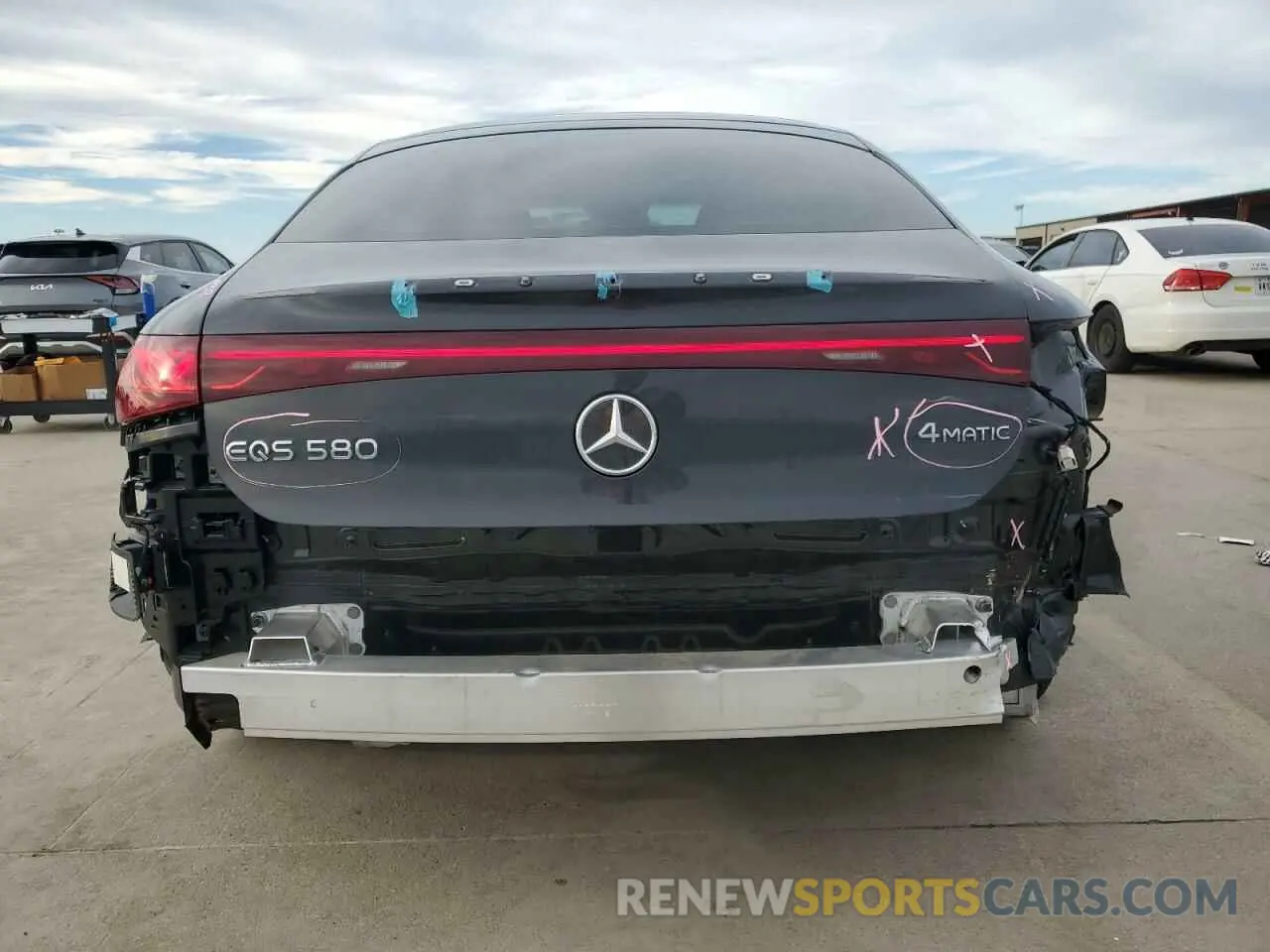 6 Photograph of a damaged car W1KCG4EB6PA027580 MERCEDES-BENZ EQS SEDAN 2023