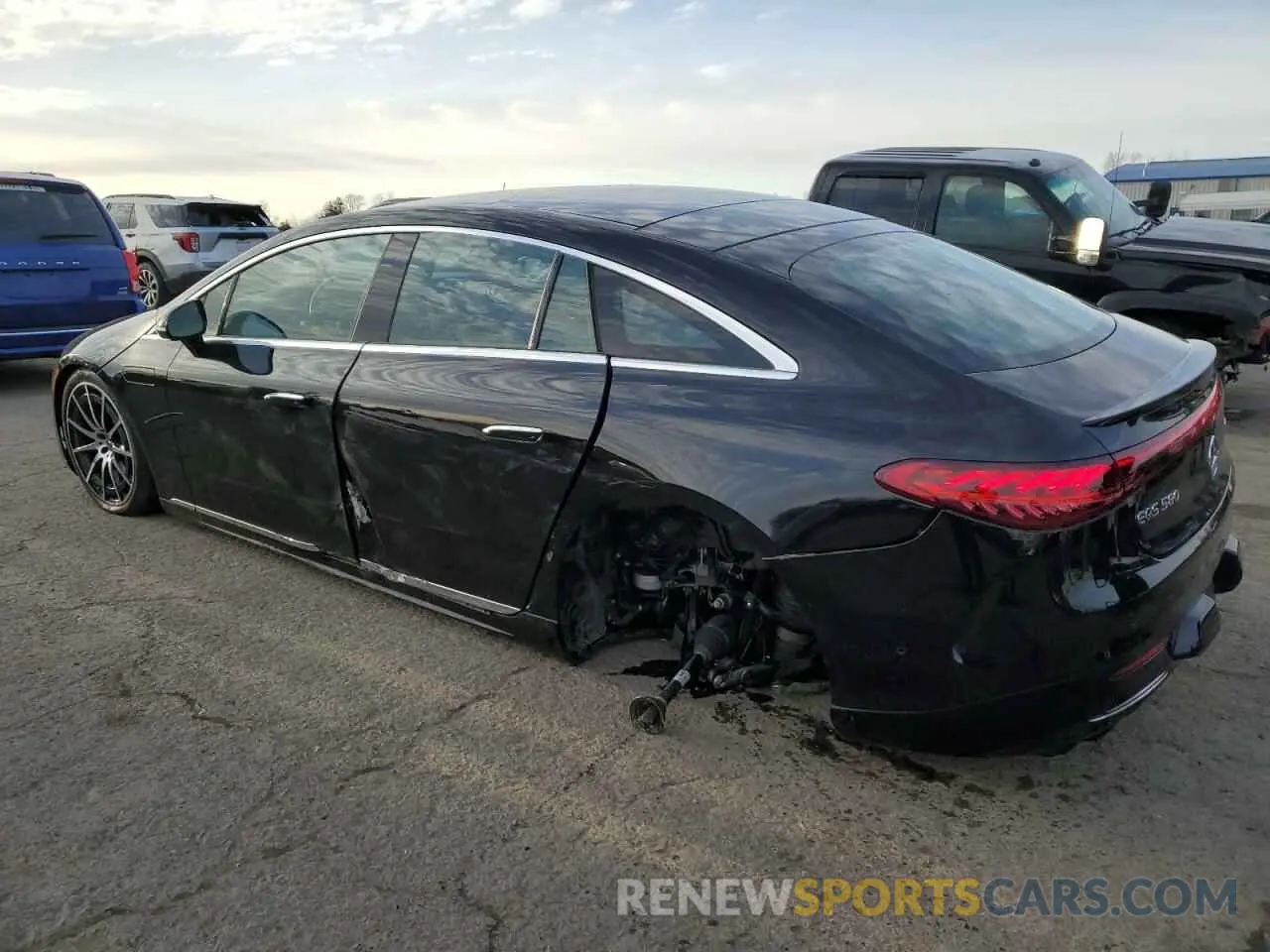 2 Photograph of a damaged car W1KCG4EBXPA037836 MERCEDES-BENZ EQS SEDAN 2023