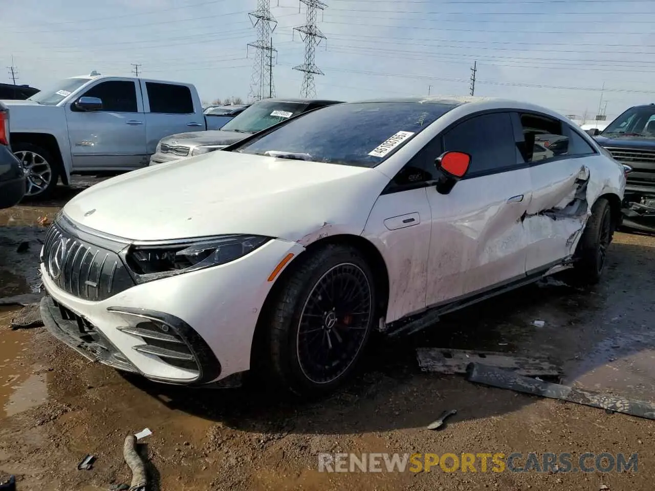 1 Photograph of a damaged car W1KCG5FB6PA038082 MERCEDES-BENZ EQS SEDAN 2023