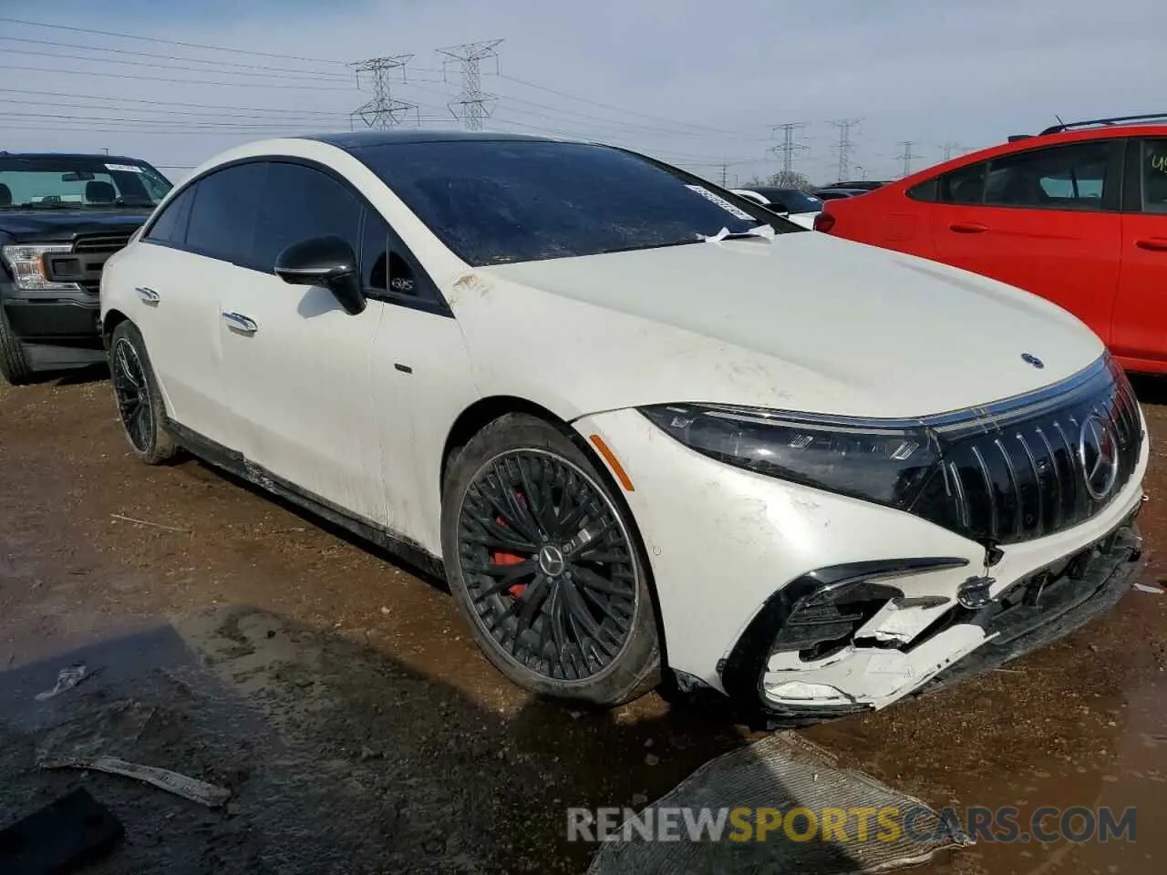 4 Photograph of a damaged car W1KCG5FB6PA038082 MERCEDES-BENZ EQS SEDAN 2023
