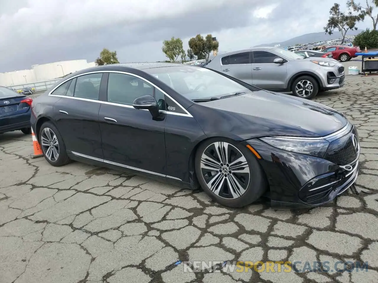 4 Photograph of a damaged car W1KCG2EB4RA048256 MERCEDES-BENZ EQS SEDAN 2024