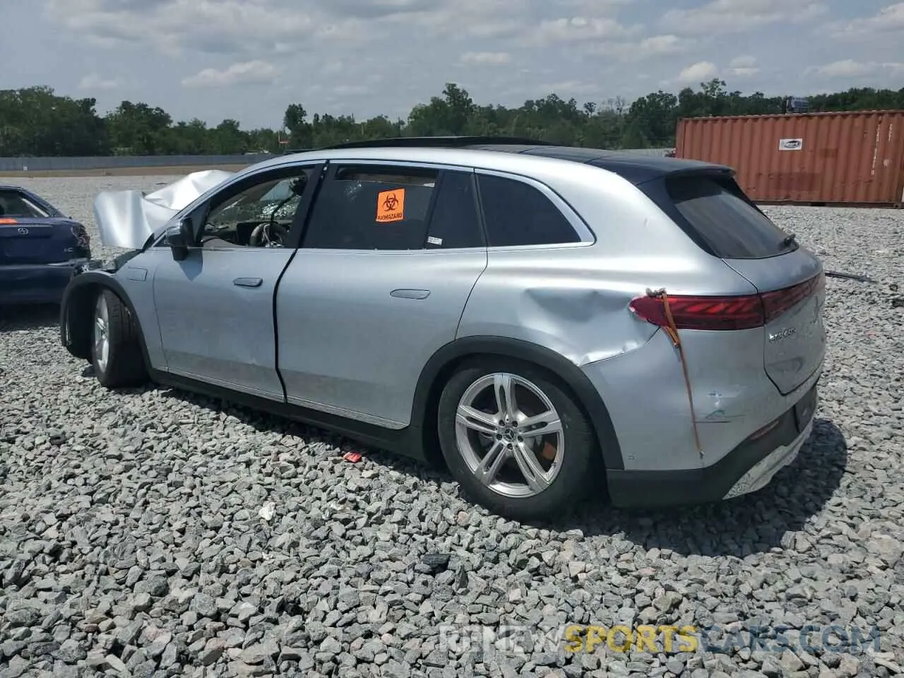 2 Photograph of a damaged car 4JGDM2DB0PA024991 MERCEDES-BENZ EQS SUV 45 2023