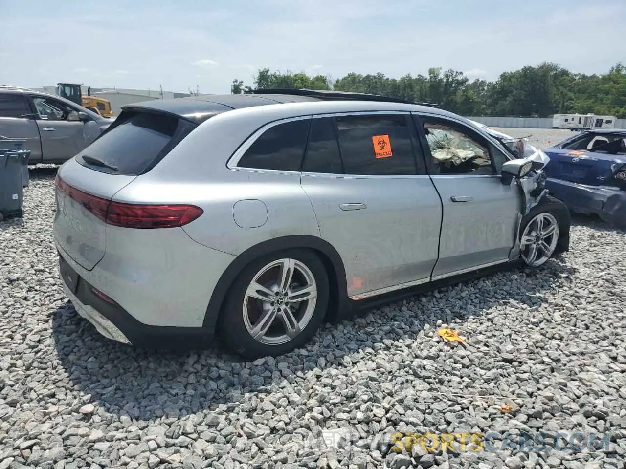 3 Photograph of a damaged car 4JGDM2DB0PA024991 MERCEDES-BENZ EQS SUV 45 2023