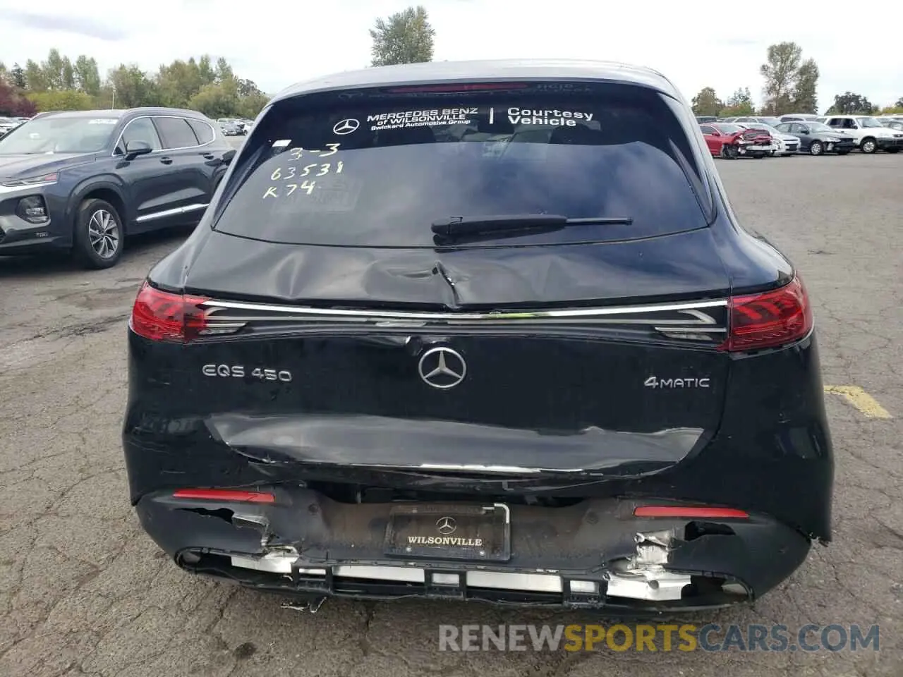 6 Photograph of a damaged car 4JGDM2EB6PA015291 MERCEDES-BENZ EQS SUV 45 2023