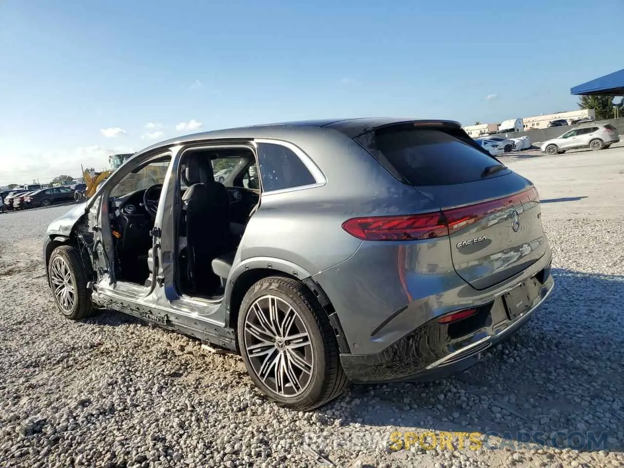 2 Photograph of a damaged car 4JGDM4EB7PA002965 MERCEDES-BENZ EQS SUV 58 2023