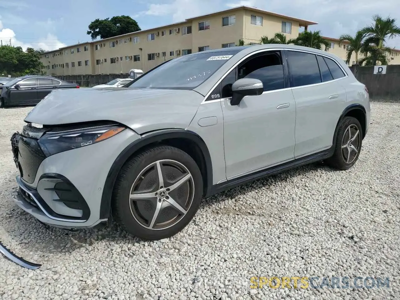 1 Photograph of a damaged car 4JGDM4EB7PA014730 MERCEDES-BENZ EQS SUV 58 2023