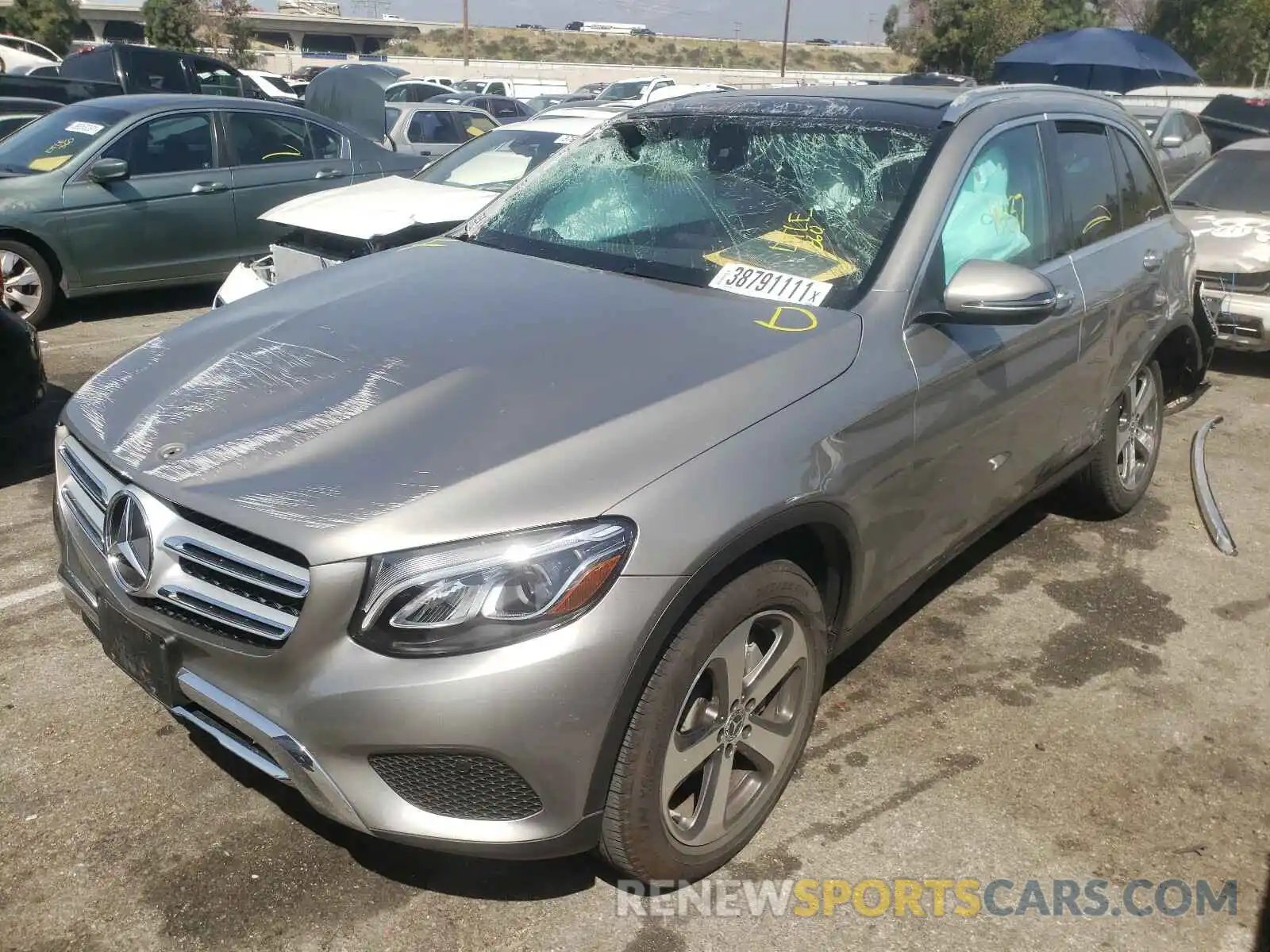 2 Photograph of a damaged car WDC0G4JBXKV136896 MERCEDES-BENZ G CLASS 2019