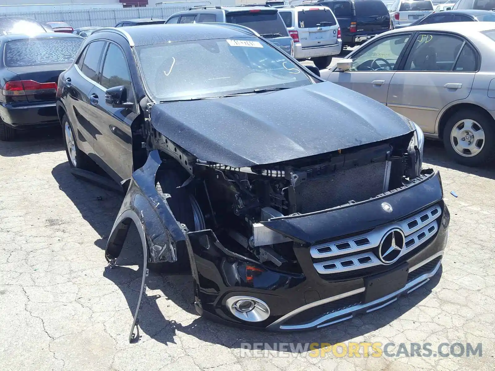 1 Photograph of a damaged car WDCTG4EB7KU006605 MERCEDES-BENZ G CLASS 2019