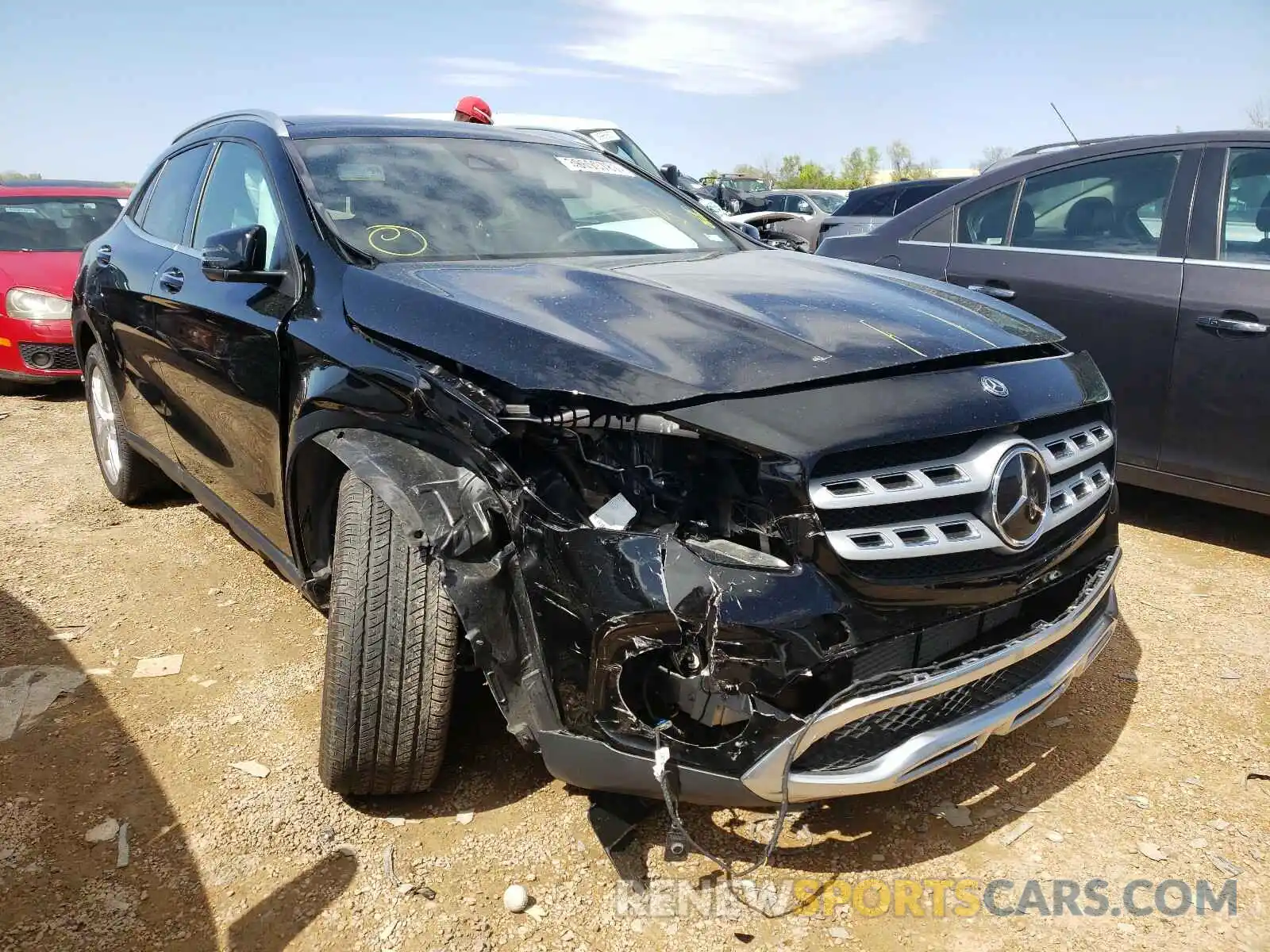 1 Photograph of a damaged car WDCTG4GB3KU015105 MERCEDES-BENZ G CLASS 2019